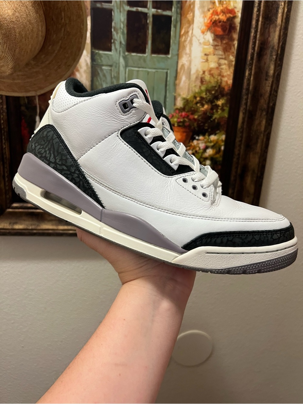 Jordan 3 Retro Cement Grey Men's sneakers